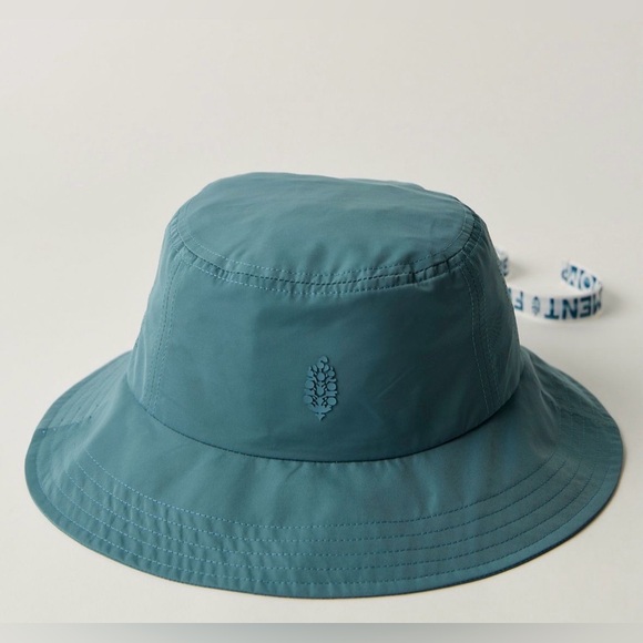 Free People Movement Adventure Bucket Hat Blue FP Movement Strap - Picture 2 of 12